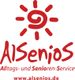 Logo mit roten Buchstaben: "AlSenioS" und Schriftzug "Alltags- und Senioren-Service", www.alsenios.de.
