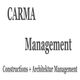 Text: "CARMA Management, Constructions + Architektur Management".