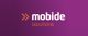 Logo de Mobide Solutions en fondo morado con texto en blanco y naranja.