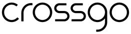 Schwarzes Logo mit dem Wort "crossgo" in moderner, stilisierter Schrift.