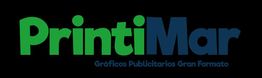 Logo de PrintiMar con texto: "Gráficos Publicitarios Gran Formato", sobre fondo negro.