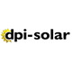 Logo von dpi-solar mit einem gelben Sonnenbild.