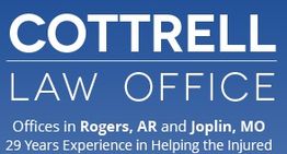 Cottrell Law Office: Serving Rogers, AR and Joplin, MO for 29 years, aiding the injured.