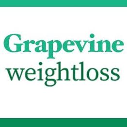 Green text reads "Grapevine weightloss" on a white background with green borders.