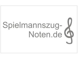 Logo mit Text "Spielmannszug-Noten.de" und einem Notenschlüssel rechts.