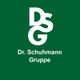 Grünes Logo mit den Buchstaben DSG und dem Text "Dr. Schuhmann Gruppe" darunter.