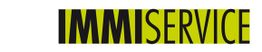 Text „IMMISERVICE“ in schwarzen Blockbuchstaben auf gelbem Hintergrund.