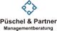 Logo von Püschel & Partner mit Schriftzug "Managementberatung" darunter.