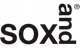 Schriftzug "BUX and SOX" in Schwarz und Weiß auf transparentem Hintergrund.