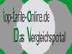 Textgrafik: "top-tarife-online.de - Das Vergleichsportal" in Grün auf grauem Hintergrund.