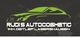 Logo von Rudi's Autocosmetic mit grünem Autodesign und Firmennamen darunter.