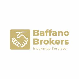 Logo of Baffano Brokers Insurance Services with a handshake symbol.