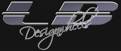 Logo mit stilisiertem Schriftzug "LD Design Wheels" auf schwarzem Hintergrund.