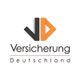 Logo mit "Versicherung Deutschland", schwarzem und orangem Symbol auf weißem Hintergrund.