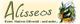 Logo mit dem Text "Alisseos" und dem Untertitel "Extra Natives Olivenöl - und mehr..."