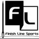Finish Line Sports logo with stylized "FL" and a vertical needle design on the left.