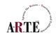 Logo mit Schriftzug: "A.R.T.E. GmbH" und Text "Agentur für Reisen – Tourismus und Exklusivität".
