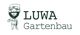 Logo von LUWA Gartenbau mit Zeichnung eines Mannes, der den Daumen hoch zeigt.