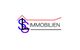 Logo mit schwarzem "LS", rotem Dach und dem Wort "IMMOBILIEN" darunter.