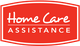 Red logo with white text: "Home Care Assistance."