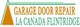 Logo for Garage Door Repair La Canada Flintridge with a triangle design on the left.