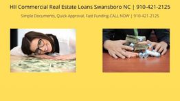 Woman smiling with money, man stacking cash on yellow background, real estate loan ad.