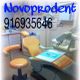 Consultorio dental con equipo odontológico y contacto Novoprodent: 916935646.