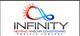 "Infinity Heating and Air Conditioning logo with sun and wave icon, text: 'Endless Comfort.'"