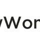 Logo van Nieuw Wonen Haarlem met blauwe huisvorm en vergrootglas.