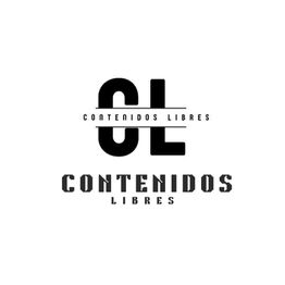 Logo con las letras grandes "CL" y texto "Contenidos Libres" arriba y abajo.