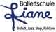 Logo der Ballettschule Liane, bietet Ballett, Jazz, Step und Folklore.