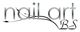 "Logo mit dem Text 'nail art BS' und geschwungenen Linien als dekoratives Element."