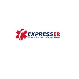 ExpressER logo with a red medical symbol and the slogan "Where Patients Come First!"