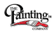 Logo of "The Painting Company" with a red and white paintbrush under the text.