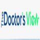 Text logo: "The Doctor's View" with "View" in green letters on a white background.