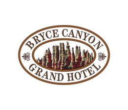 Logo of Bryce Canyon Grand Hotel featuring rock formations.