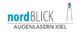Logo von nordBLICK Augenlasern Kiel mit stilisiertem Leuchtturm.