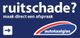 Ruitschade? Maak direct een afspraak bij Autotaalglas. Logo en pijl naar rechts.