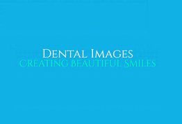 Text on blue background: "Dental Images, Creating Beautiful Smiles."