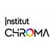 Logo de l'Institut Chroma avec un cercle chromatique coloré au centre du texte.