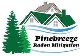 Houses with green roofs, trees, and blue waves in a stylized, simplistic design.