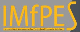 Logo mit gelben Buchstaben „IMfPES“ auf grauem Hintergrund.