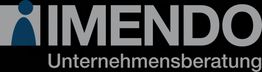 Logo von IMENDO Unternehmensberatung mit stilisierter Figur und Schriftzug.