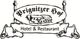 Logo mit der Aufschrift "Prignitzer Hof - Hotel & Restaurant", im Hintergrund ein Haus.