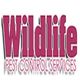 Bold text: "Wildlife". Below: "Pest Control Services".