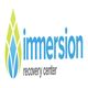 Logo of Immersion Recovery Center with a green and blue graphic beside the name.