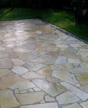 gereinigte Terrrasse