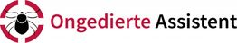 Logo met een insect in een cirkel en de tekst "Ongedierte Assistent" in rood en zwart.
