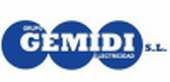 Logo de Grupo Gemidi SL con texto en círculos azules.