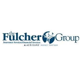 Fulcher Group logo with insurance and financial services text, featuring a globe graphic.